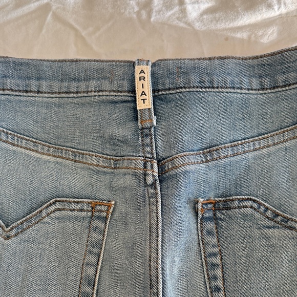 Ariat Claire Light Blue Pencil Skirt - Picture 7 of 9